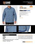 PGFD Game Apparel Fleece-Lined Shirt Jac