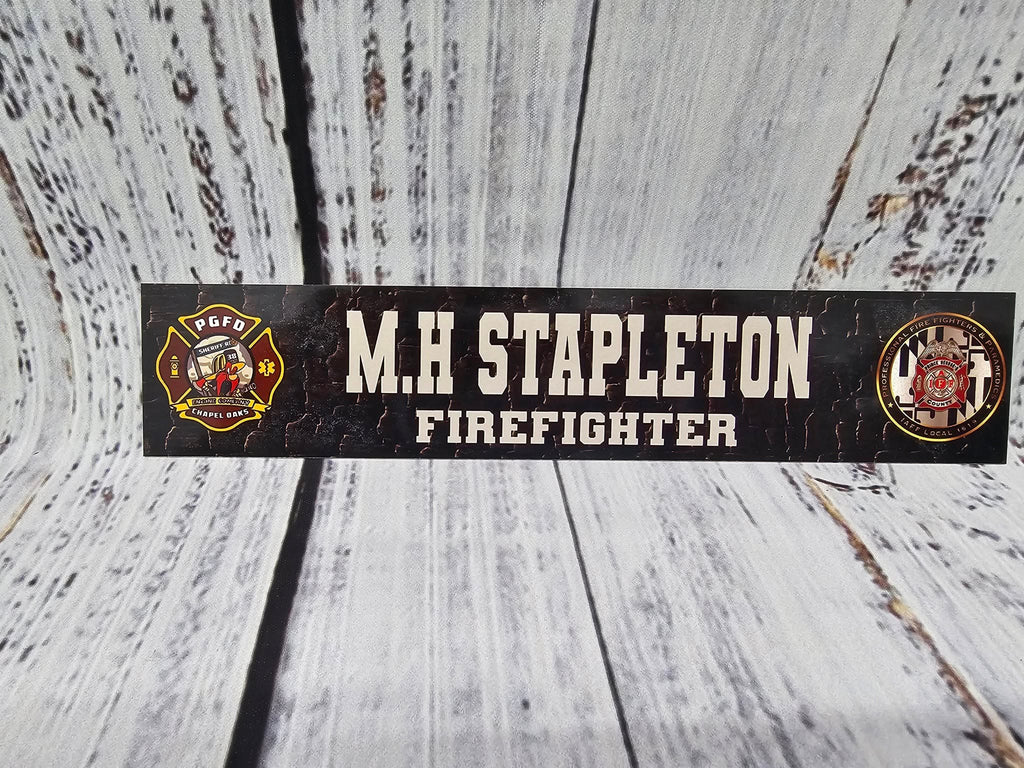 2" X 10" Full Color Locker Name plate