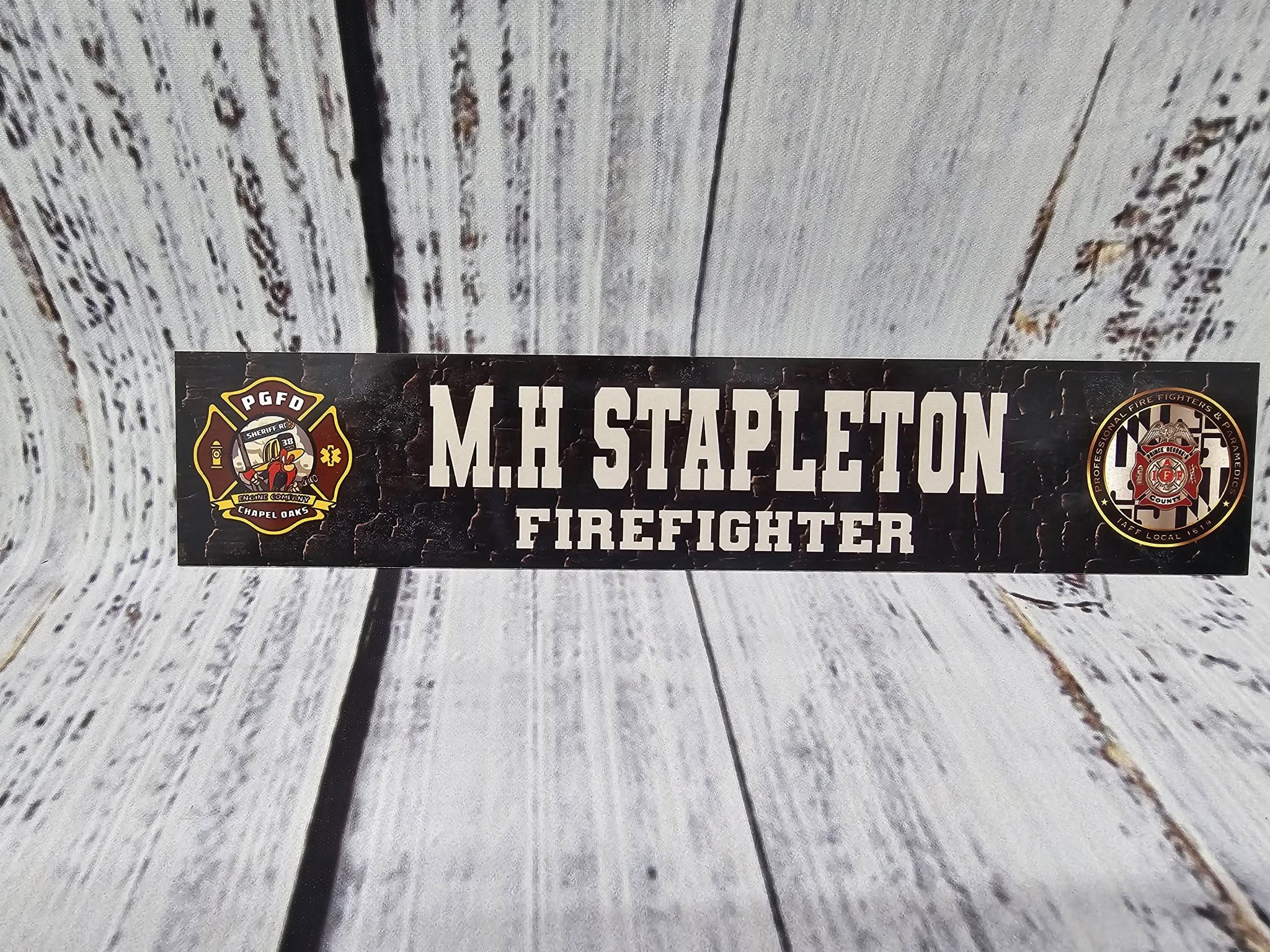 2" X 10" Full Color Locker Name plate