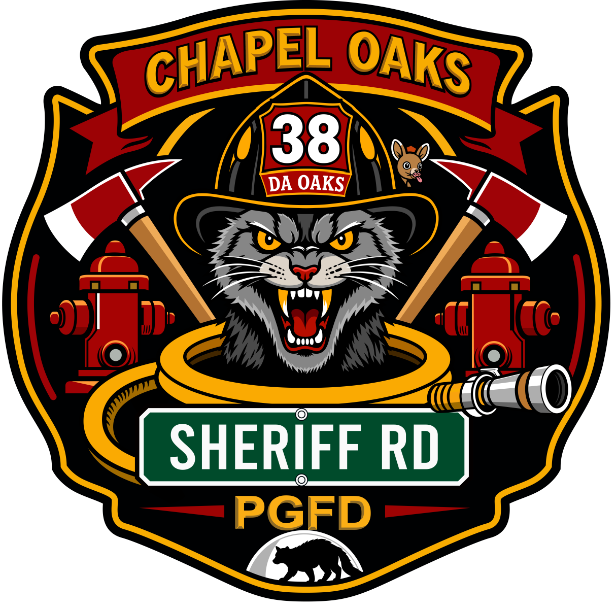 PGFD 838 UV Permanent Sticker