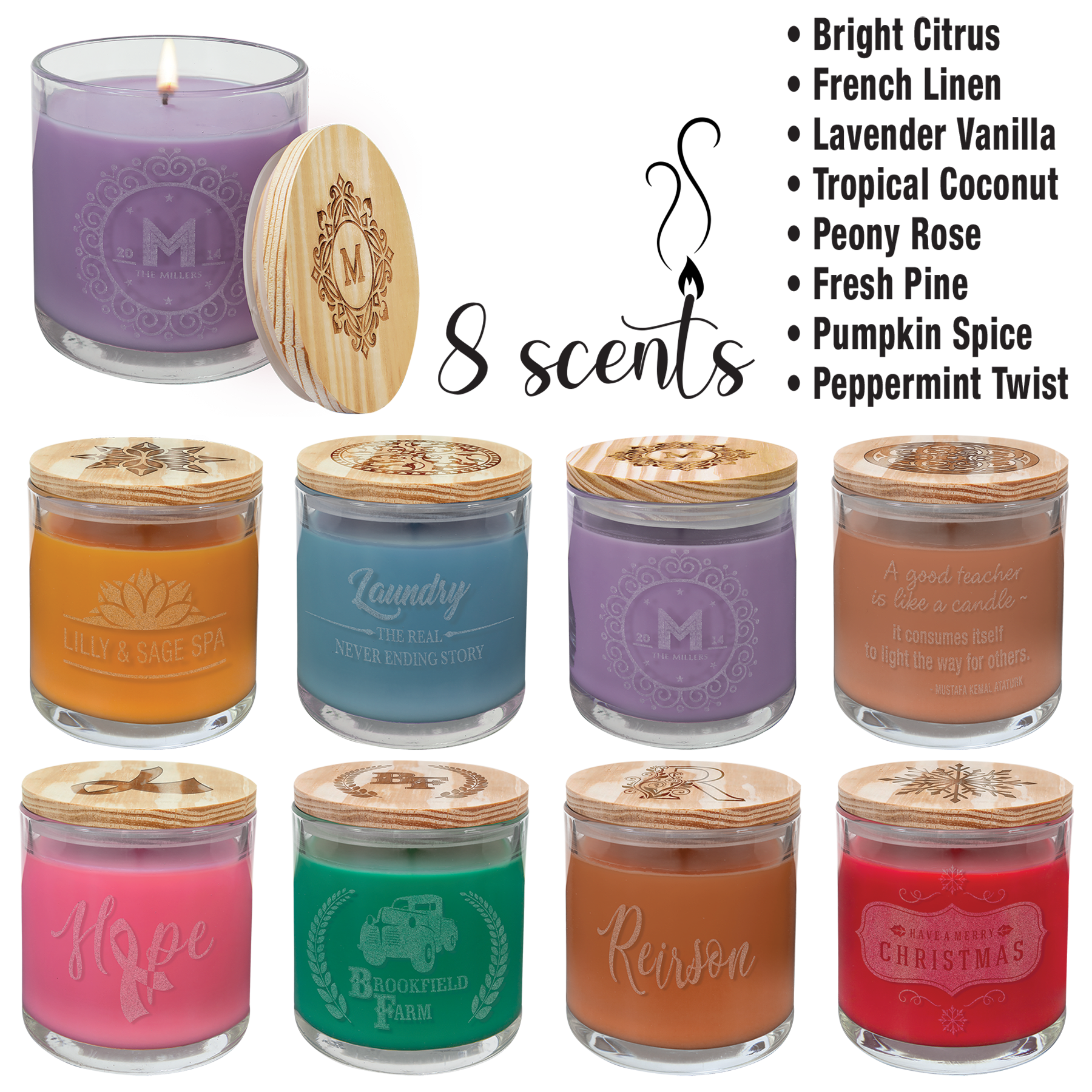 Personalized Candle