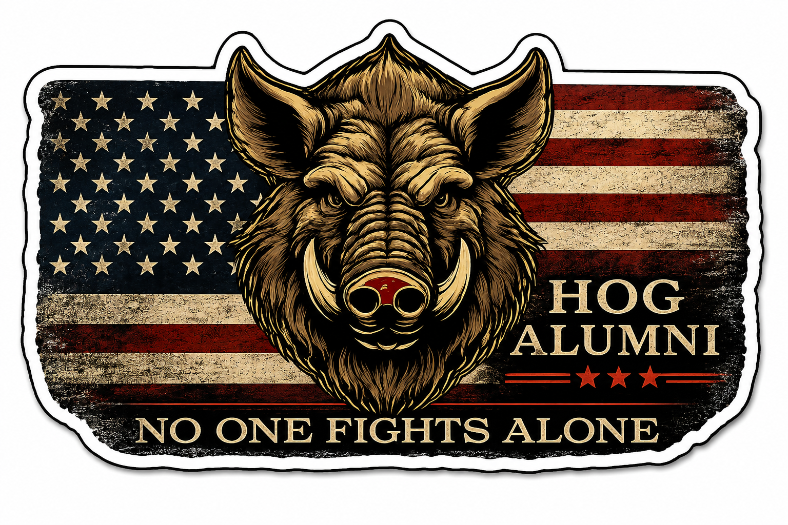 HoG Alumni 4" Sticker