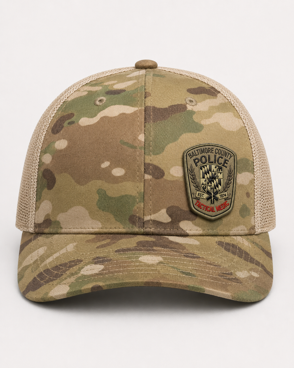 BCoPD Tactical Medic Trucker Snap-Back