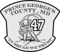 PGFD Squad 847 4" Sticker