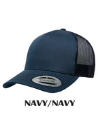 Trucker FLEX FIT hat W/ Brushed Silver PGFD Patch