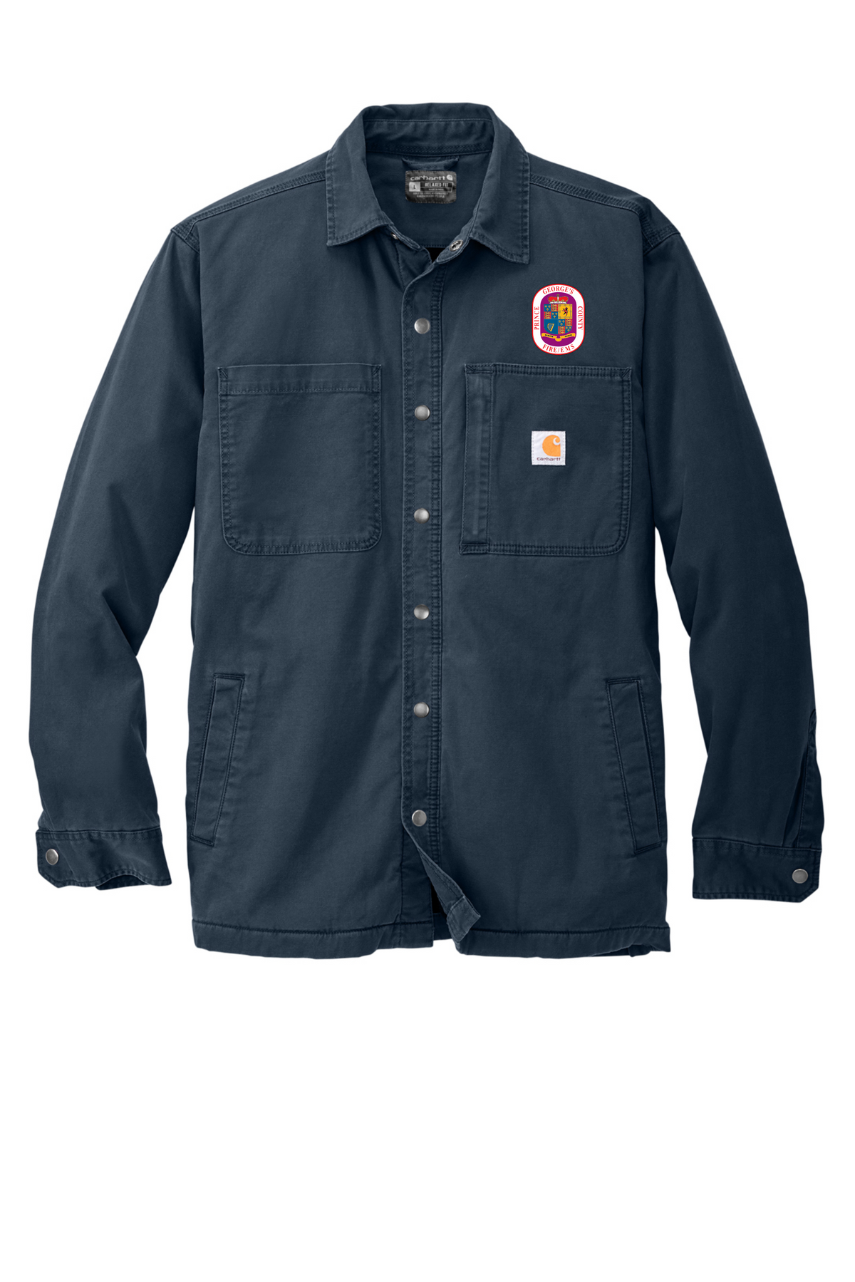 PGFD Carhartt® Rugged Flex® Fleece-Lined Shirt Jac