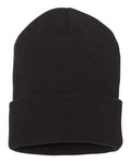 Leather Patch Beanie (Custom)