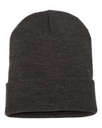 Leather Patch Beanie (Custom)