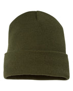 Leather Patch Beanie (Custom)
