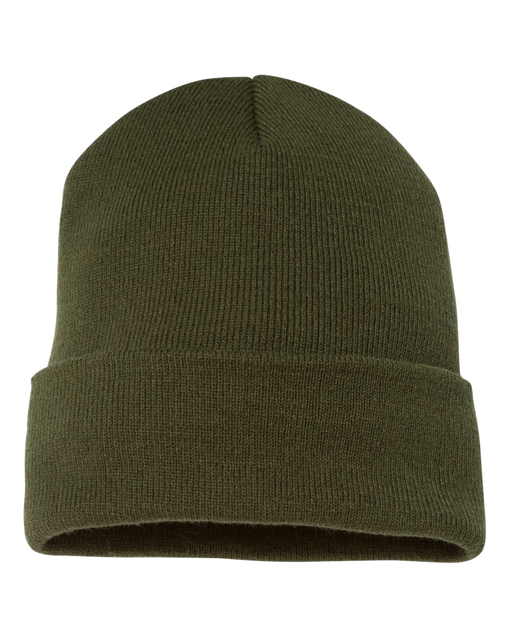 Leather Patch Beanie (Custom)