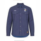 EMBROIDERED Cobb Island Volunteer Fire Department   Game Apparel "SHACKET" -Shirt Jacket
