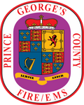 PGFD County Patch 4" Sticker