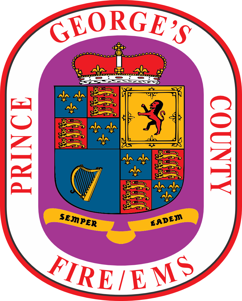 PGFD County Patch 4" Sticker