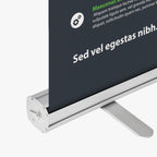 Standard Retractable 33"X81" Banner