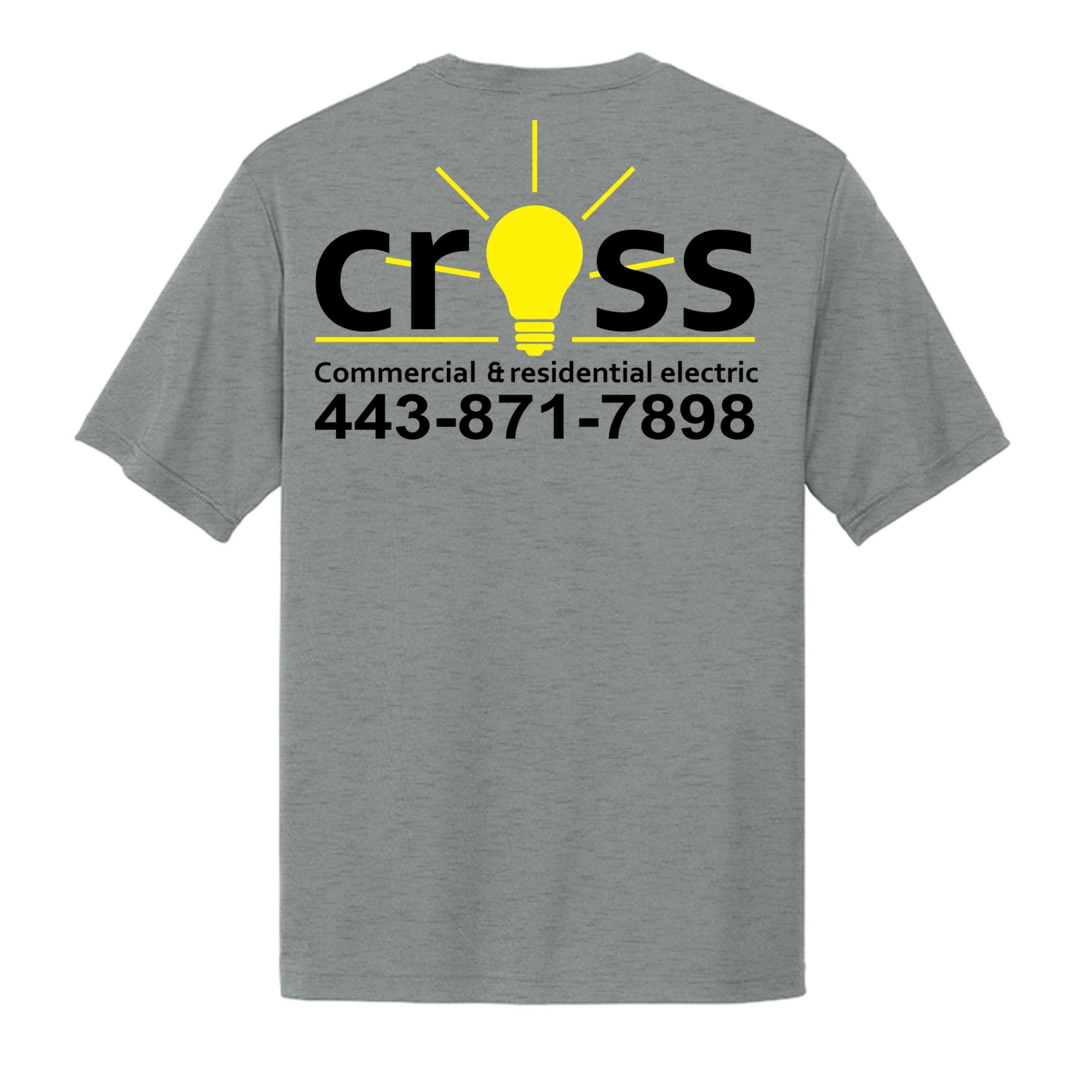 Grey Concrete Heather - ST350 - BACK