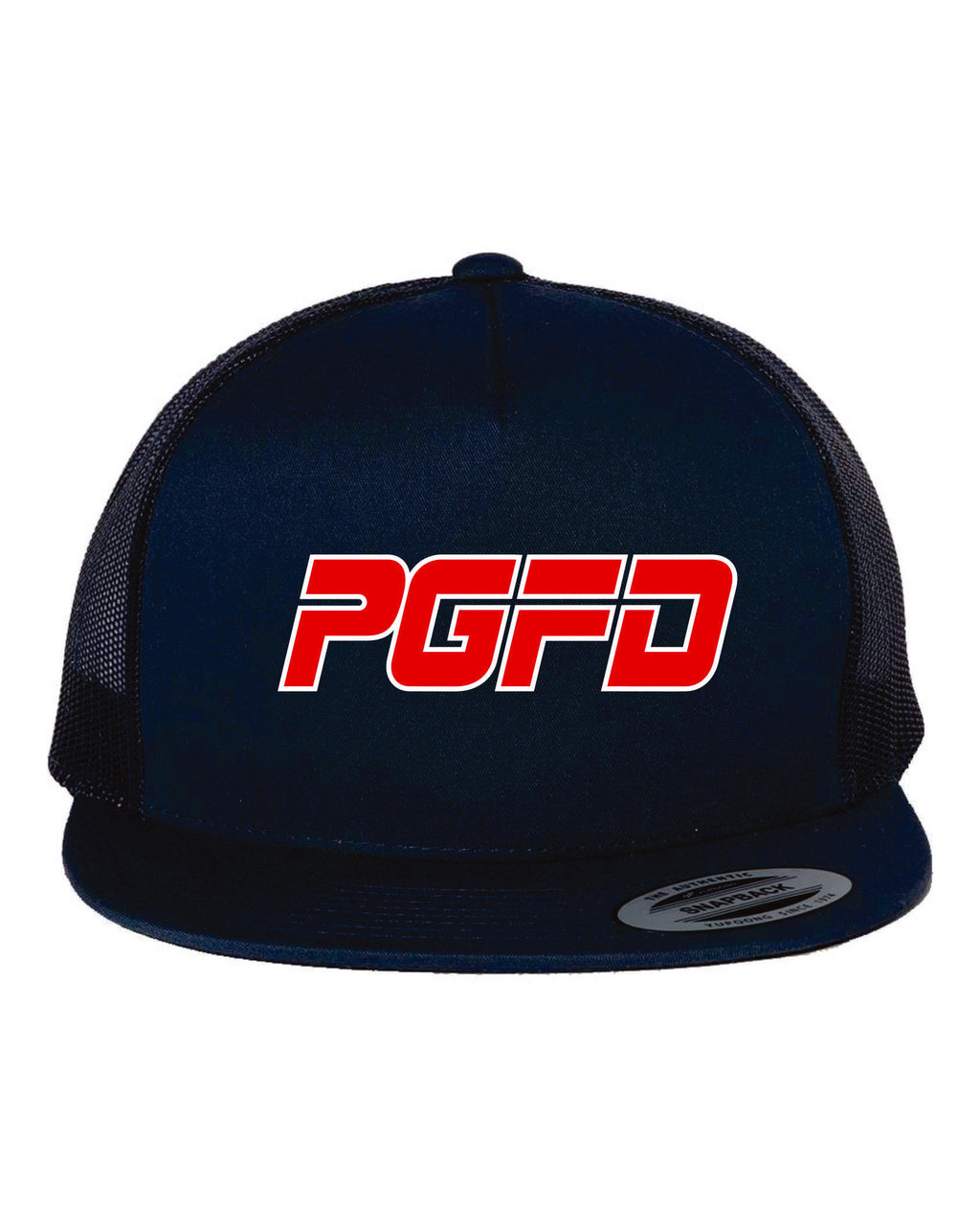 TRUCKER SNAP-BACK  FLAT BRIM HAT