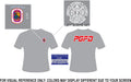 100% Cotton Gray Battalion Chief T-shirt